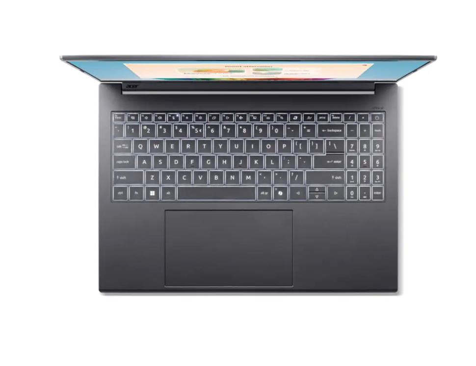 Notebook ACER Aspire Aspire 16 AI A16-11M-X4X3 CPU Qualcomm Snapdragon X X1-26-100 3000 MHz 16" 1920x1200 RAM 16GB LPDDR5x SSD 512GB Qualcomm Adreno GPU Integrated ENG Card Reader microSD Windows 11 Home Steel Grey 1.55 kg NX.JLNEL.001