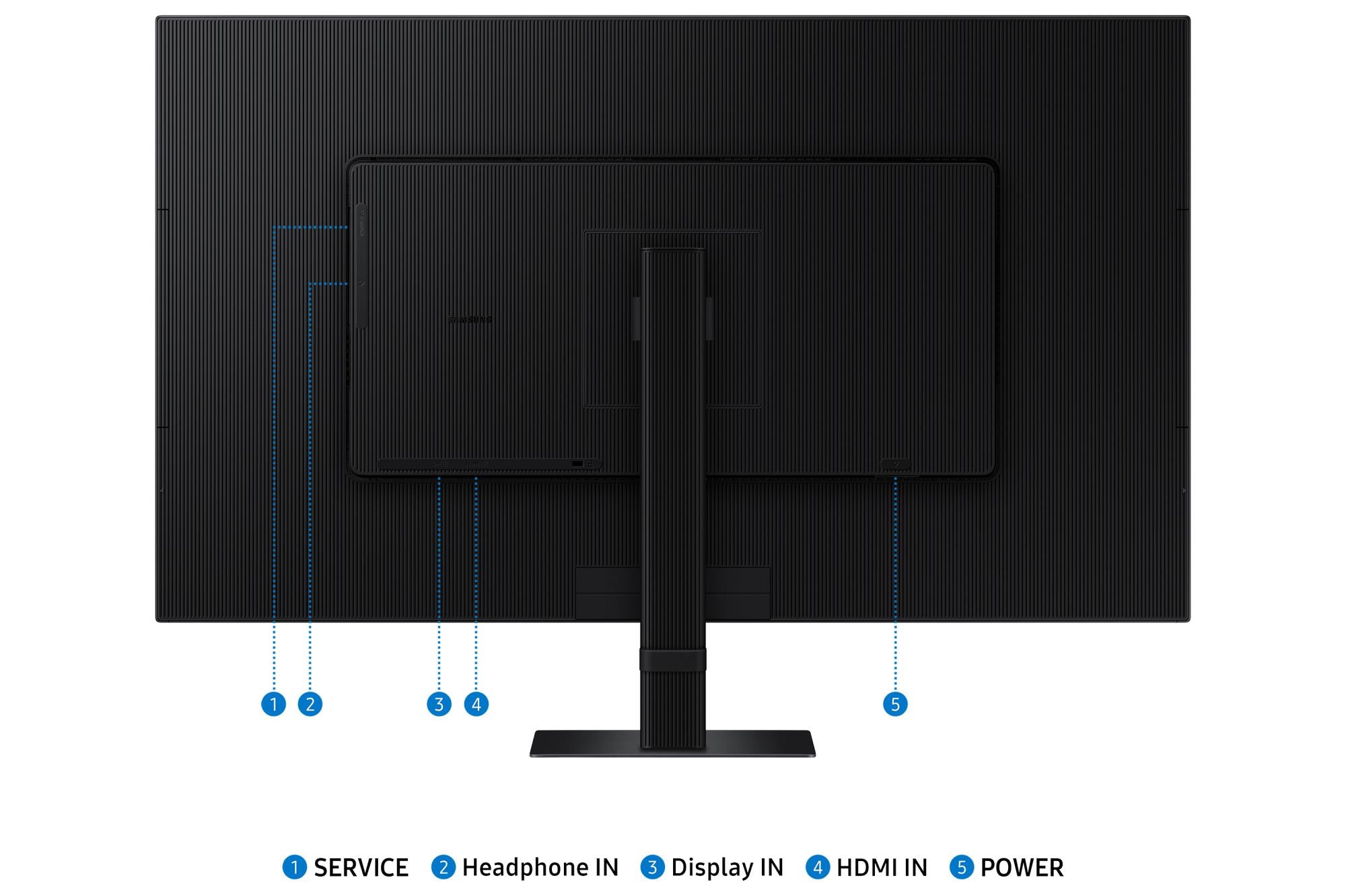 LCD Monitor SAMSUNG 32" 4K Panel VA 3840x2160 16:9 60Hz 5 ms Tilt Colour Black LS32D700EAUXEN