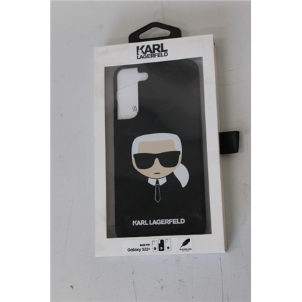SALE OUT. Karl Lagerfeld KLHCS22MSLKHBK S22+ S906 black hardcase Silicone Karl`s Head DIRTY PACKAGING | SALE OUT. SALE O