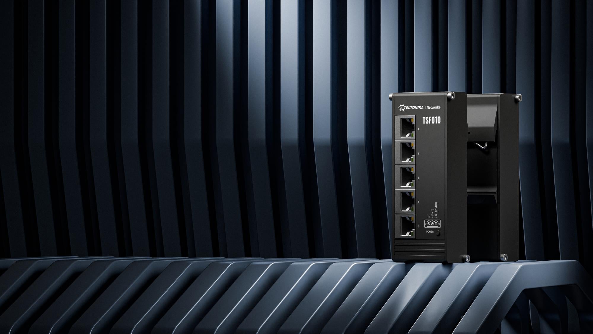 Switch TELTONIKA Switch type Unmanaged Form factor DIN rail 5xRJ-45 ports RJ-45 Ports Type Fast Ethernet (10/100) 5xFast Ethernet (copper) ports quantity TSF010000000