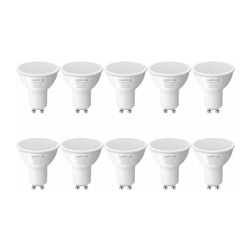 LEPRO 200081-WW-EU-10 GU10 LED Bulb, 4.5W (50W), 345 lm, 2700K, 100°, 10 pcs. - Image 1