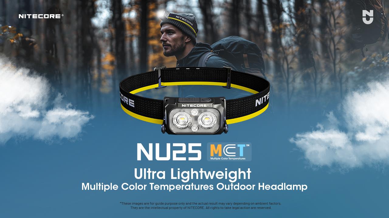 HEADLAMP NU SERIES 400 LUMENS/NU25 MCT NITECORE