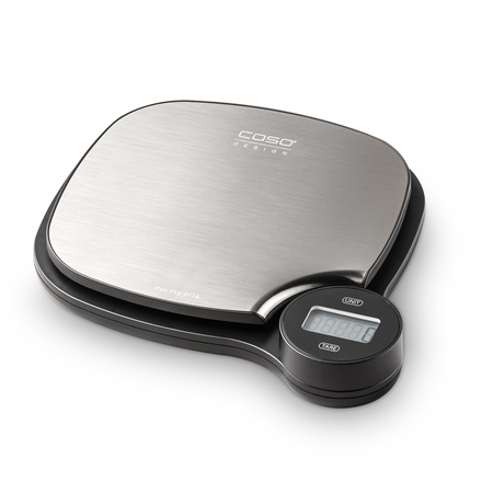 Caso | Kitchen EcoMaster Scales | Maximum weight (capacity) 5 kg | Graduation 1 g | Stainless Steel