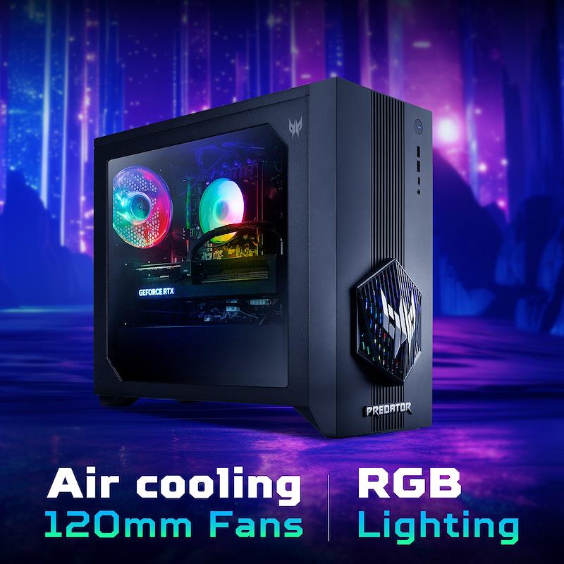 PC ACER Desktop Intel Core Ultra 7 265F 32 GB DDR5-SDRAM NVIDIA GeForce RTX 5060 On board graphics Not available Wi-Fi Yes Bluetooth Yes Windows 11 Home DG.E4TEX.00K
