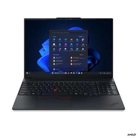 Lenovo ThinkPad E16 G4 AMD | Black | 16 " | IPS | WUXGA | 1920 x 1200 pixels | Anti-glare | AMD Ryzen AI 5 | 330 | 16 GB