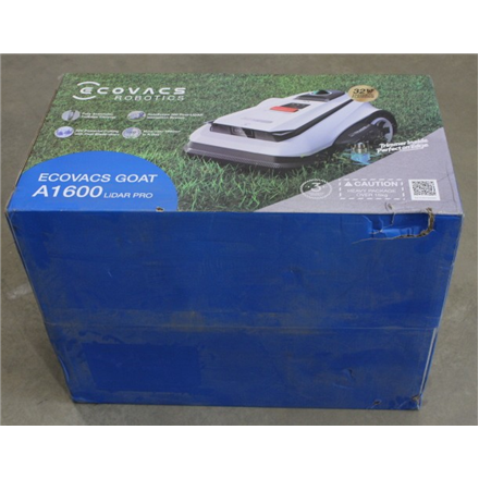 SALE OUT. Ecovacs Lawn Mower | GOAT A1600 LiDAR PRO | 3000 Ah | White | DAMAGED PACKAGING