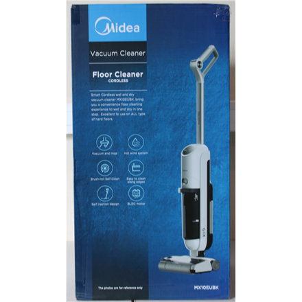 SALE OUT. | Midea Cordless Vacuum Cleaner | X10 Wet and Dry | 220 W | 22.2 V | Operating time (max) 35 min | Black | War