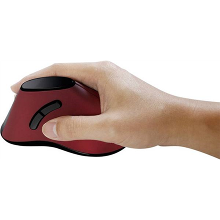 Logilink | Ergonomic Vertical Mouse | ID0159 | Wireless | Optical | Red