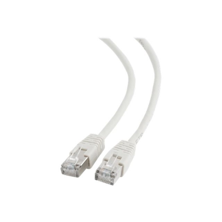 FTP Cat6 | Patch cord | Perfect connection; Foil shielded - for a reliable connection; Gold plated contacts | White | 2 