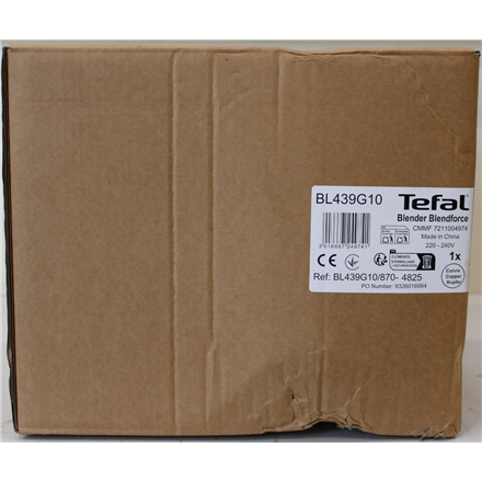 SALE OUT. | TEFAL Blender | BlendForce BL439G10 | Tabletop | 800 W | Jar material Glass | Jar capacity 1.75 L | Ice crus