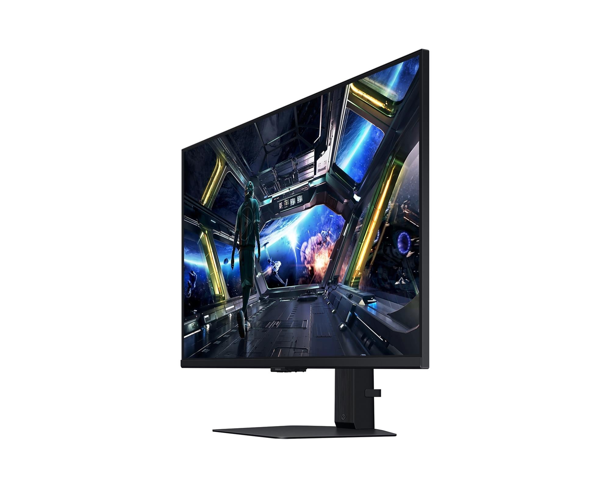 LCD Monitor SAMSUNG Odyssey G7 32" Gaming Panel IPS 3840x2160 16:9 144Hz 1 ms Speakers Swivel Pivot Height adjustable Tilt Colour Black LS32DG702EUXDU