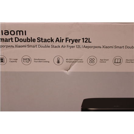 SALE OUT. Xiaomi Smart Double Stack Air Fryer 12L | Power 2800 W | Capacity 12 L | Black | DAMAGED PACKAGING AS DEMO | 2