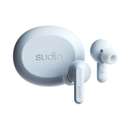 Sudio Earbuds | A3 Pro | Bluetooth | In-ear | Microphone | Powder Blue | Noise canceling | Wireless