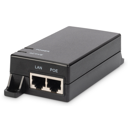 Digitus | Gigabit Ethernet PoE Injector | DN-95102-1 | 10/100/1000 Mbit/s | Ethernet LAN (RJ-45) ports 1xRJ-45 10/100/10