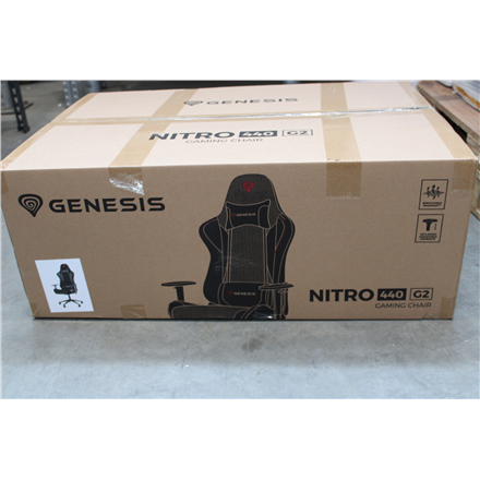 SALE OUT. Genesis Gaming Chair Nitro 440 G2 Black | DAMAGED PACKAGING | 24 month(s)