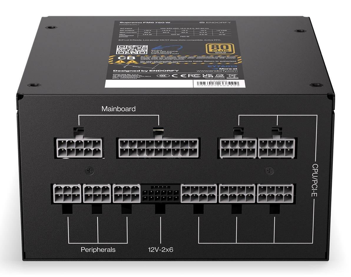 Power Supply ENDORFY ATX PC 100 - 240 V 750 W EY7A013