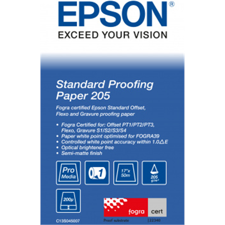 C13S045007 | Bond Paper Bright | White | 205 g/m² | 432 mm x 50 m