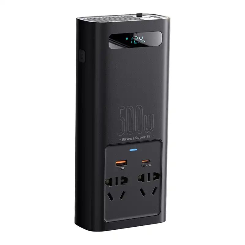 Power Inverter Baseus 500W (220V CN/EU) (black) - Image 4