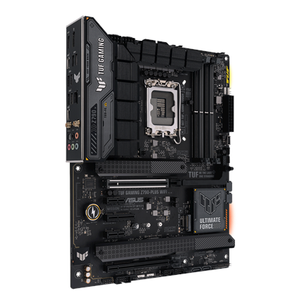Asus | TUF GAMING Z790-PLUS WIFI | Processor family Intel | Processor socket LGA1700 | DDR5 | Supported hard disk drive 