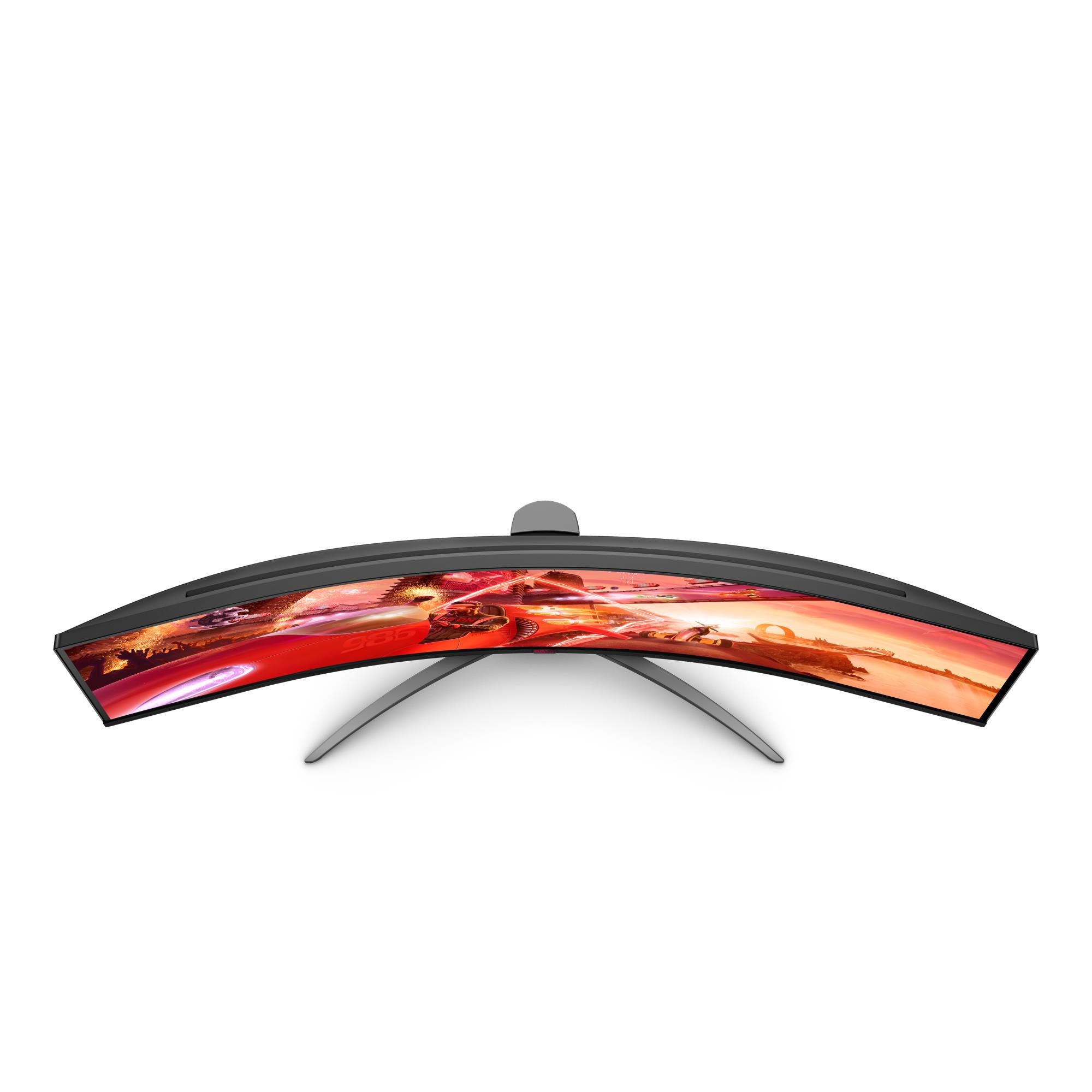 LCD Monitor AOC AG493UCX2 48.8" Gaming/Curved Panel VA 5120x1440 32:9 165Hz Matte 4 ms Speakers Swivel Height adjustable Tilt Colour Black AG493UCX2