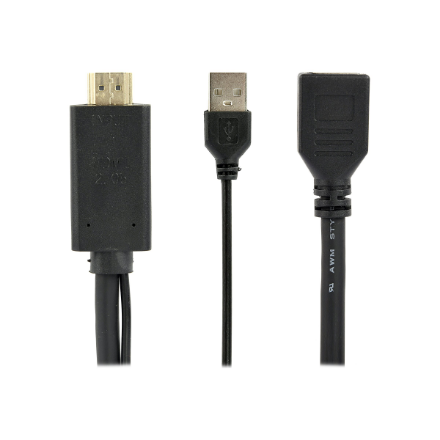 Cablexpert | Active 4K HDMI to DisplayPort Adapter | A-HDMIM-DPF-01 | Black | DisplayPort Female | HDMI Male (Type A) | 