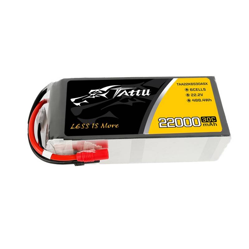 Battery Tattu 22000mAh 22.2V 30C 6S1P LiPo AS150+XT150 - Image 1