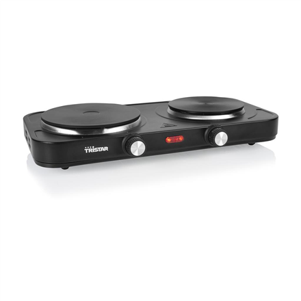 Tristar Table Hob | KP-6152 | Number of burners/cooking zones 2 | Electric | Black