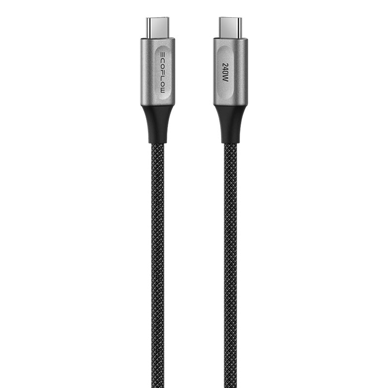 ECOFLOW RAPID Pro USB-C to USB-C Cable, 1.8 m, 240 W - Image 1