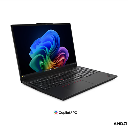 Lenovo ThinkPad T16 G5 AMD | Black | 16 " | IPS | WUXGA | 1920 x 1200 pixels | Anti-glare | AMD Ryzen AI 5 PRO | 440 | 1
