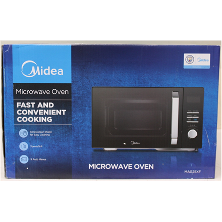 SALE OUT. Midea MAG25XF Microwave oven with grill, Oven 800 W, Grill 1000 W, 25 L, Black | Midea Microwave oven | MAG25X