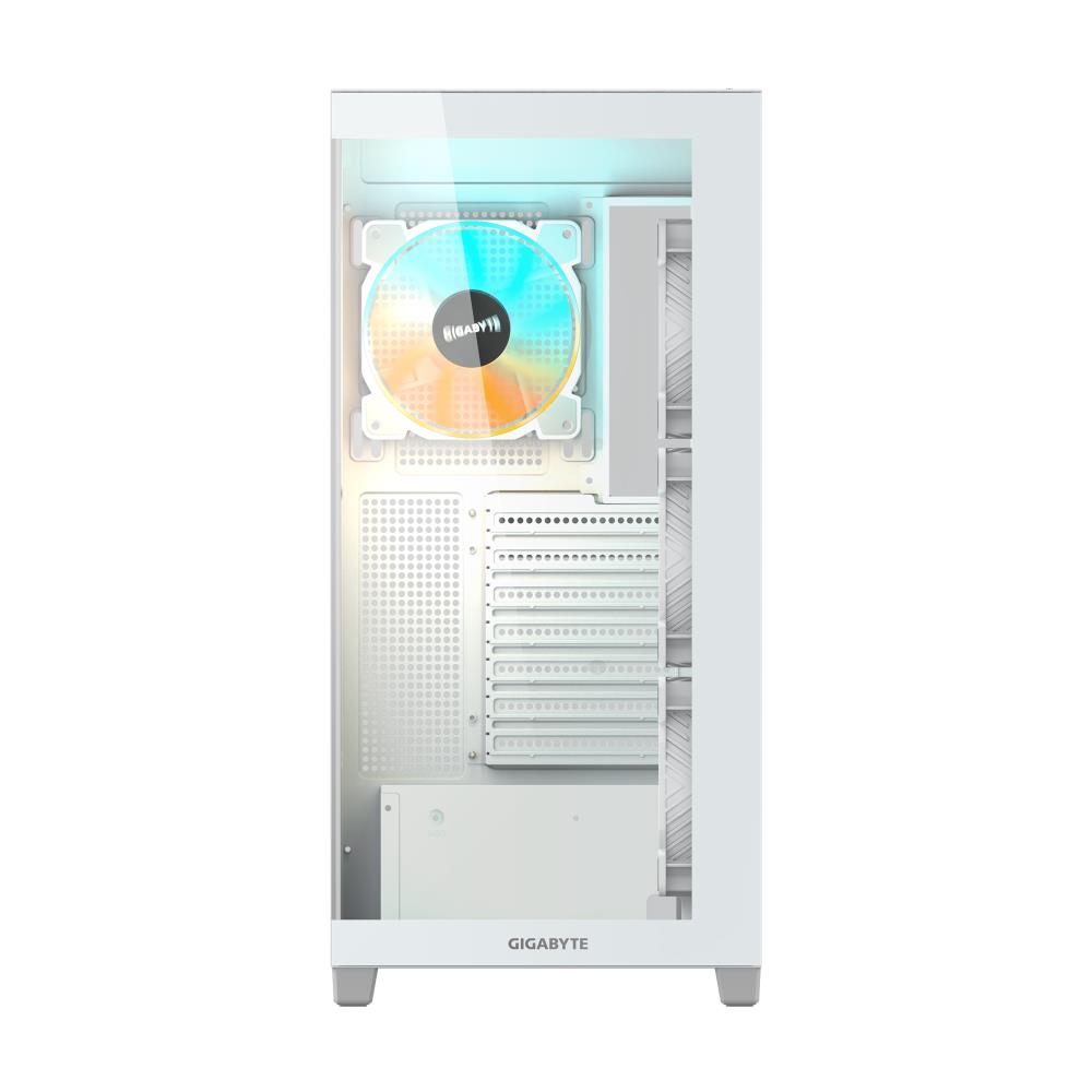 Case GIGABYTE MidiTower Case product features Transparent panel ATX MicroATX MiniITX Colour White GB-C500PIST