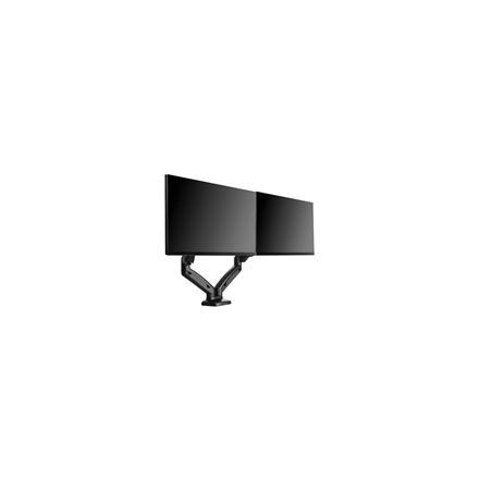 ICY BOX IB-MS304-T, Monitor stand with desk mounted base, for two screens, size up to 27'' | Raidsonic