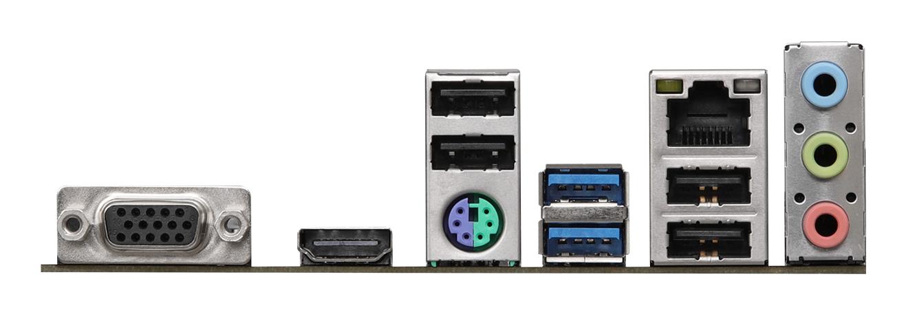 Mainboard ASROCK Intel H610 LGA1700 Micro-ATX Memory DDR4 Memory slots 2 1xPCI-Express 3.0 1x 1xPCI-Express 4.0 16x 1xM.2 1x15pin D-sub 1xHDMI 1xAudio-In 1xAudio-Out 1xMicrophone 4xUSB 2.0 2xUSB 3.2 1xPS/2 1xRJ45 H610M-HVS/M.2R2.0