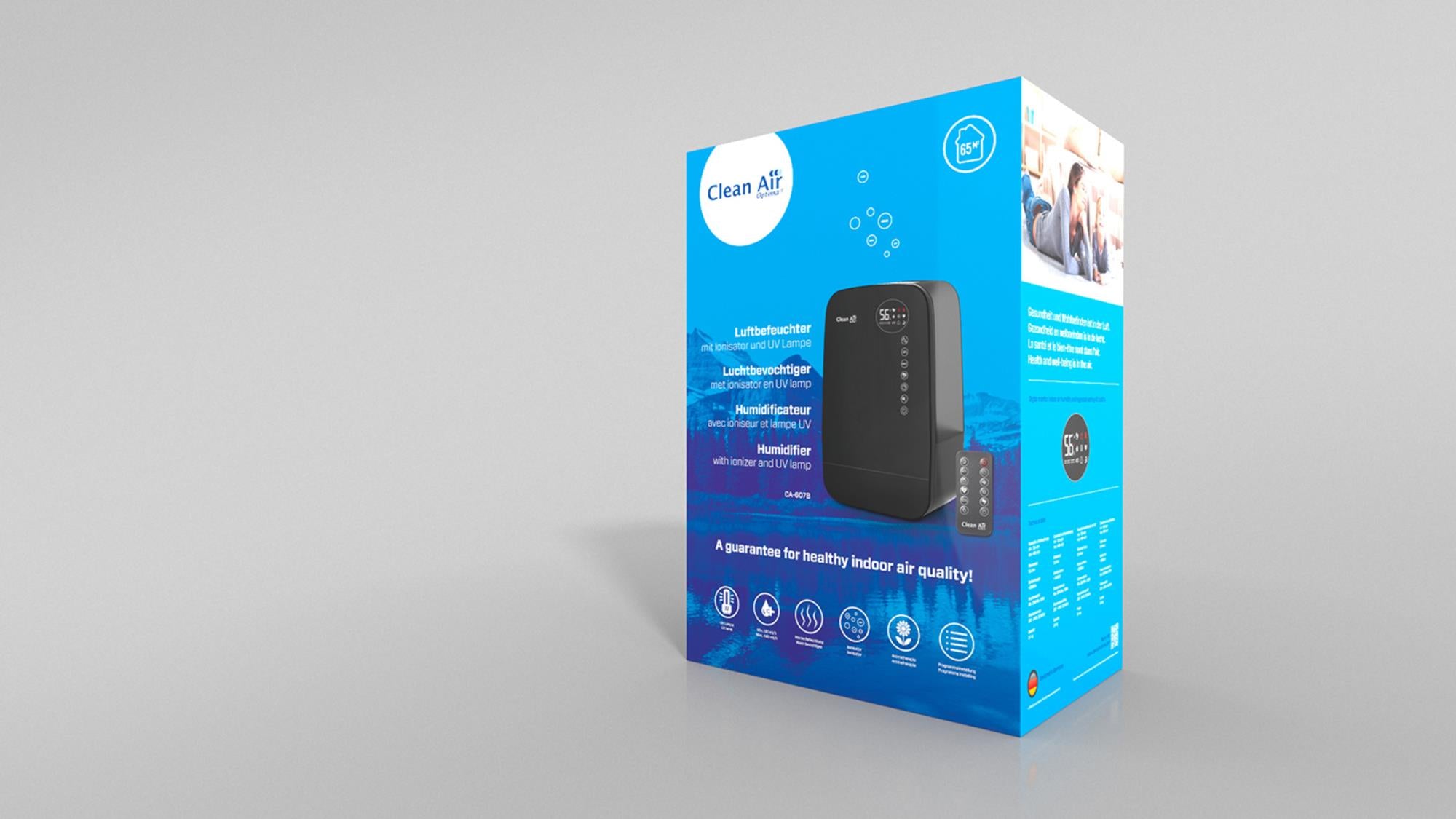 HUMIDIFIER WITH IONIZER/CA-607B CLEAN AIR OPTIMA