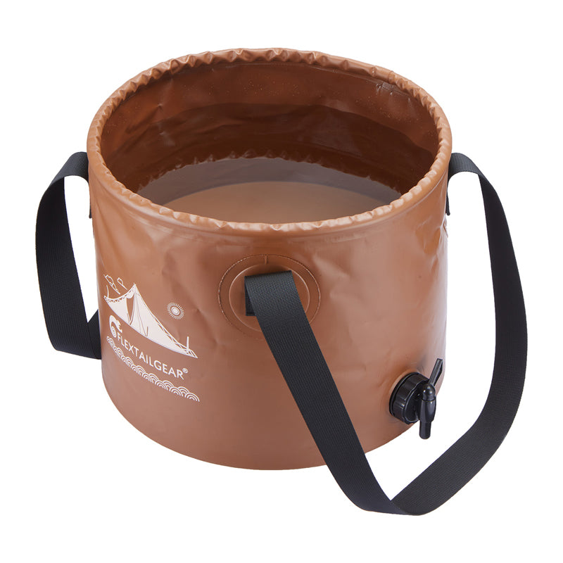Flextail Flex Bucket 20L Folding Bucket (Brown) - Image 1