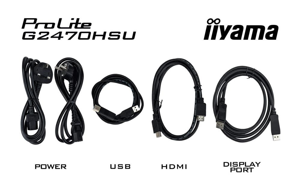 LCD Monitor IIYAMA G2470HSU-B6 24" Panel IPS 1920x1080 16:9 180Hz Matte 0.2 ms Speakers Colour Black G2470HSU-B6