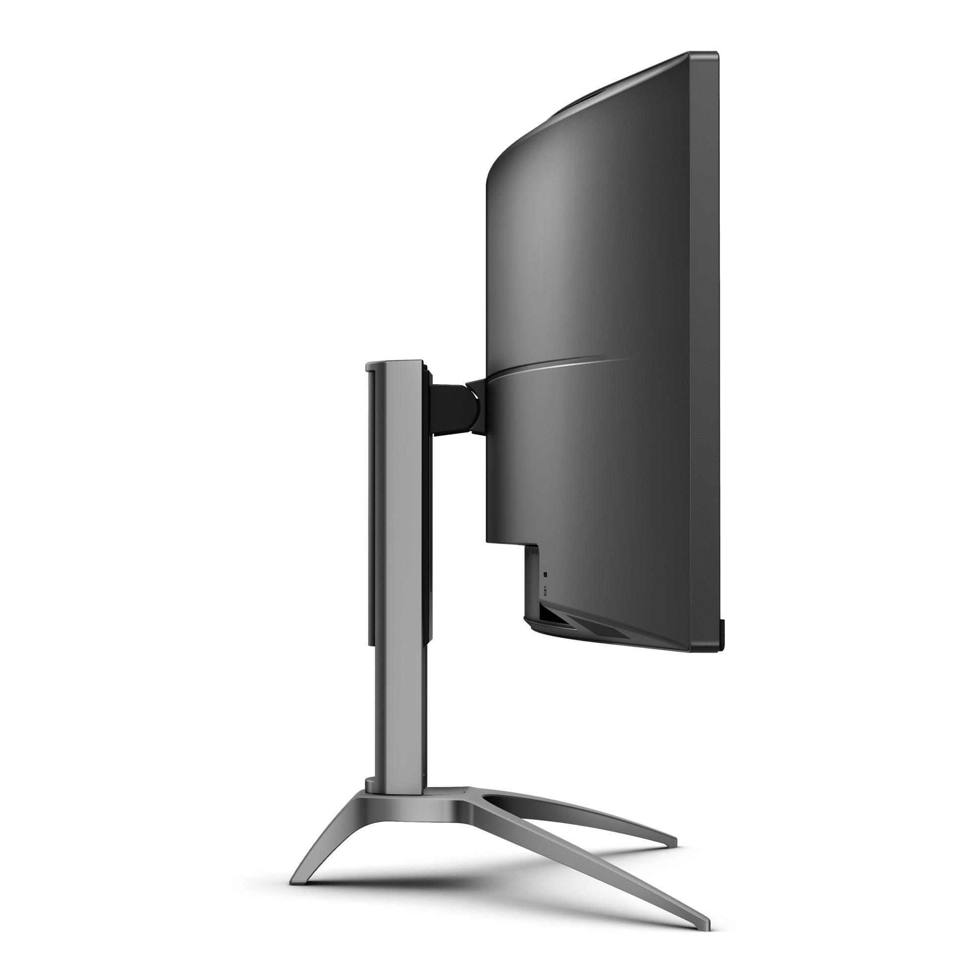 LCD Monitor AOC AG493UCX2 48.8" Gaming/Curved Panel VA 5120x1440 32:9 165Hz Matte 4 ms Speakers Swivel Height adjustable Tilt Colour Black AG493UCX2