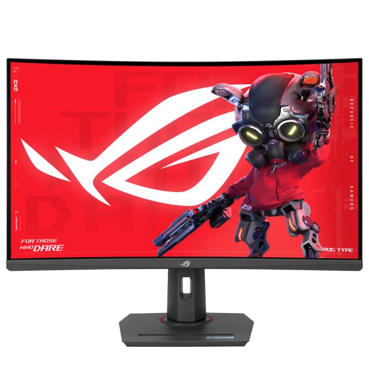 LCD Monitor ASUS ROG Strix XG32WCMS 31.5" Gaming/Curved Panel VA 2560x1440 16:9 280Hz 1 ms Swivel Pivot Height adjustable Tilt 90LM09X0-B01970