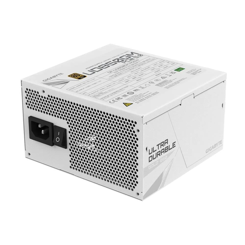 Power Supply GIGABYTE 850 Watts Efficiency 80 PLUS GOLD PFC Active MTBF 100000 hours GP-UD850GMPG5W