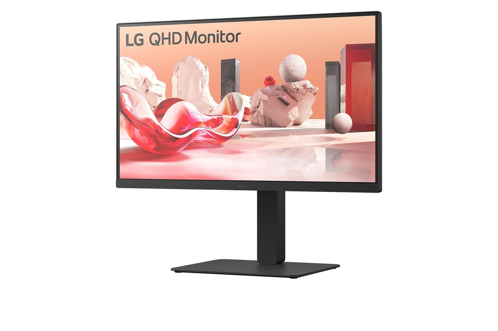 LCD Monitor LG 27BA75QB-B 27" Panel IPS 2560x1440 16:9 100Hz Matte Speakers Swivel Pivot Height adjustable Tilt Colour Black 27BA75QB-B