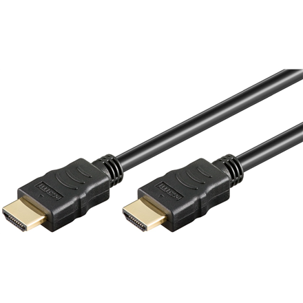 Goobay HDMI High‑Speed Cable with Ethernet | Soft | 0.5 m