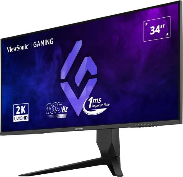 LCD Monitor VIEWSONIC 34" Gaming/21 : 9 Panel VA 3440x1440 21:9 165 Hz Matte 1 ms Swivel Height adjustable Tilt Colour Black VX3480-2K-PRO