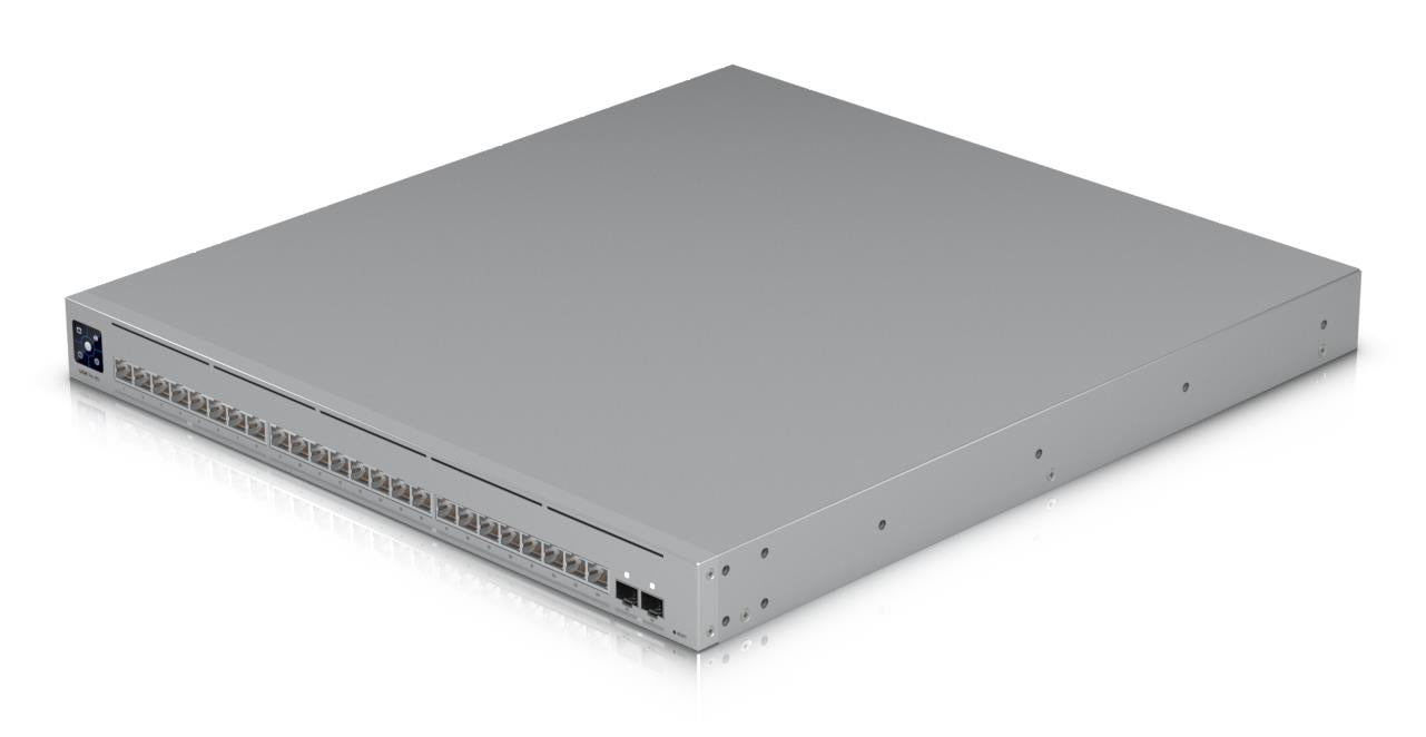 Switch UBIQUITI Switch type Managed Switch layer L2/L3 Rack mounting Yes Stackable Yes Form factor 1U 24xRJ-45 ports RJ-45 Ports Type 10G Ethernet (100/1000/10000) 8x2.5G Ethernet (copper) ports quantity 16x10G Ethernet (copper) ports quantity 2xSFP28