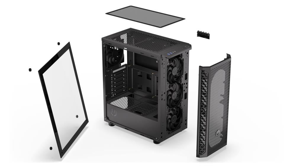 Case ENDORFY Signum 300 Air MidiTower Case product features Transparent panel Not included ATX MicroATX MiniITX Colour Black EY2A005