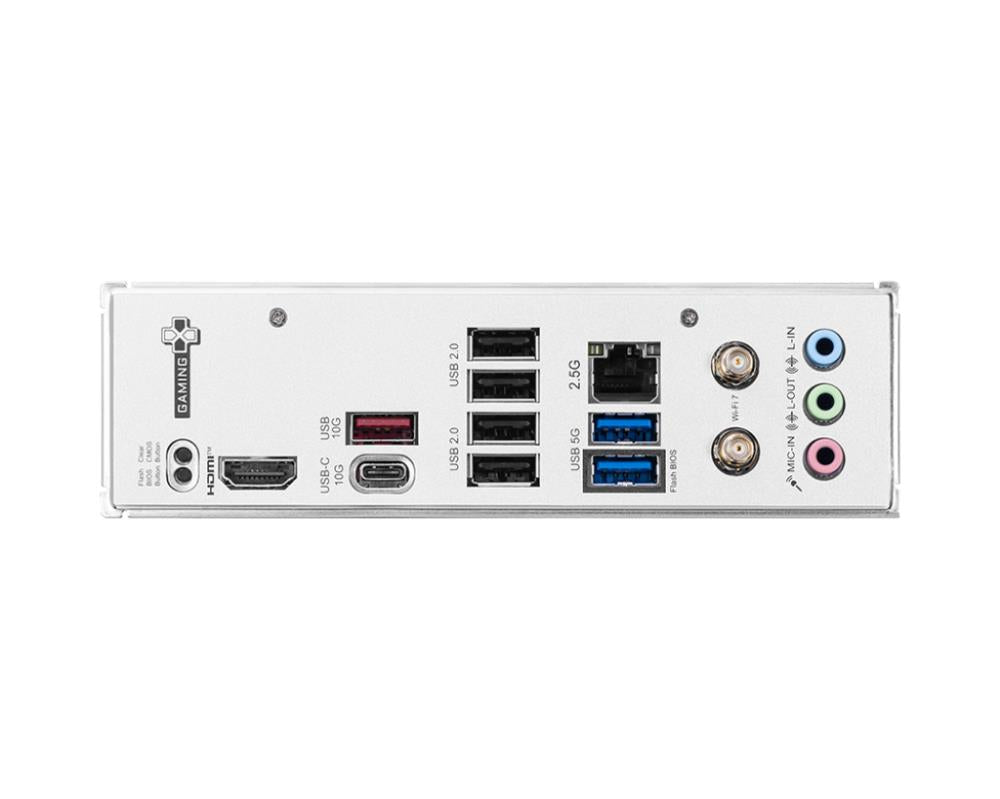 Mainboard MSI AMD B840 SAM5 ATX Memory slots 4 5xPCI-Express 16x 2xM.2 1xHDMI 1xAudio-In 1xAudio-Out 1xMicrophone 4xUSB 2.0 3xUSB 3.2 1xUSB-C 1xRJ45 B840GAMINGPLUSWIFI