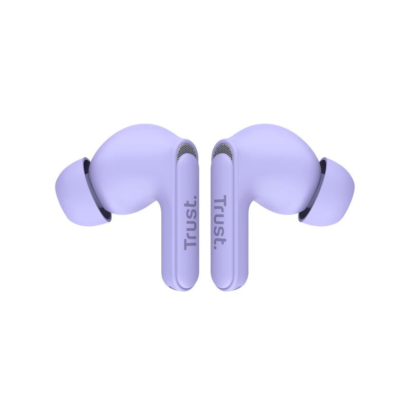 HEADSET EARBUDS YAVI BT ENC/PURPLE 25297 TRUST