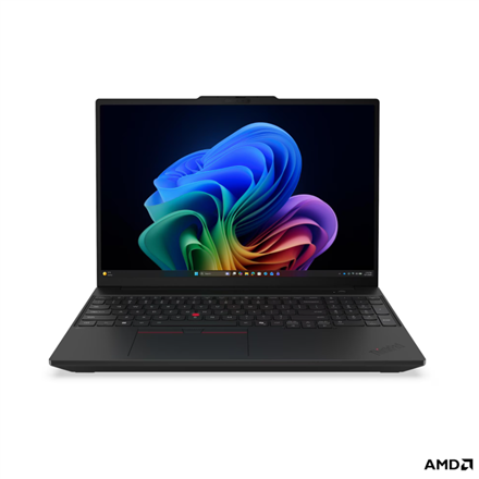 Lenovo ThinkPad T16 G5 AMD | Black | 16 " | IPS | WUXGA | 1920 x 1200 pixels | Anti-glare | AMD Ryzen 5 PRO | 215 | 16 G
