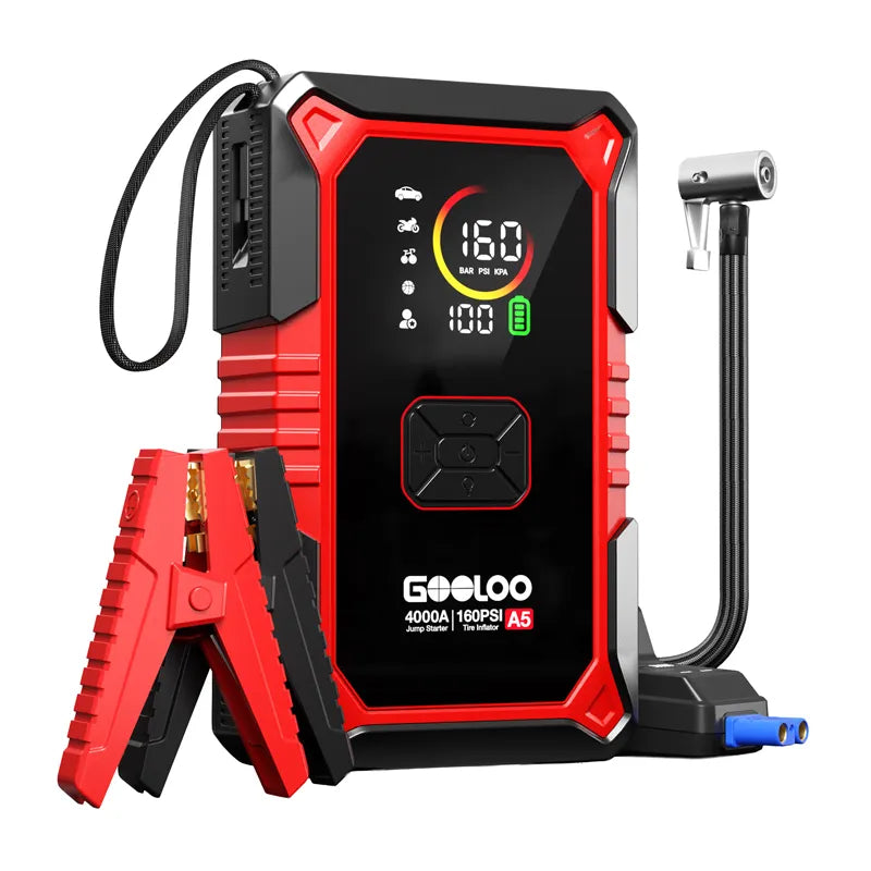 GOOLOO A5 2-in-1 Jump Starter with Compressor - Image 1