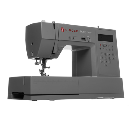 Singer | Heavy Duty Sewing Machine | HD6705C | Rechargeable | Number of stitches 200 | Number of buttonholes 1 | Grey | 
