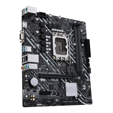 Asus | PRIME H610M-K D4 | Processor family Intel | Processor socket  LGA1700 | DDR4 DIMM | Memory slots 2 | Supported ha